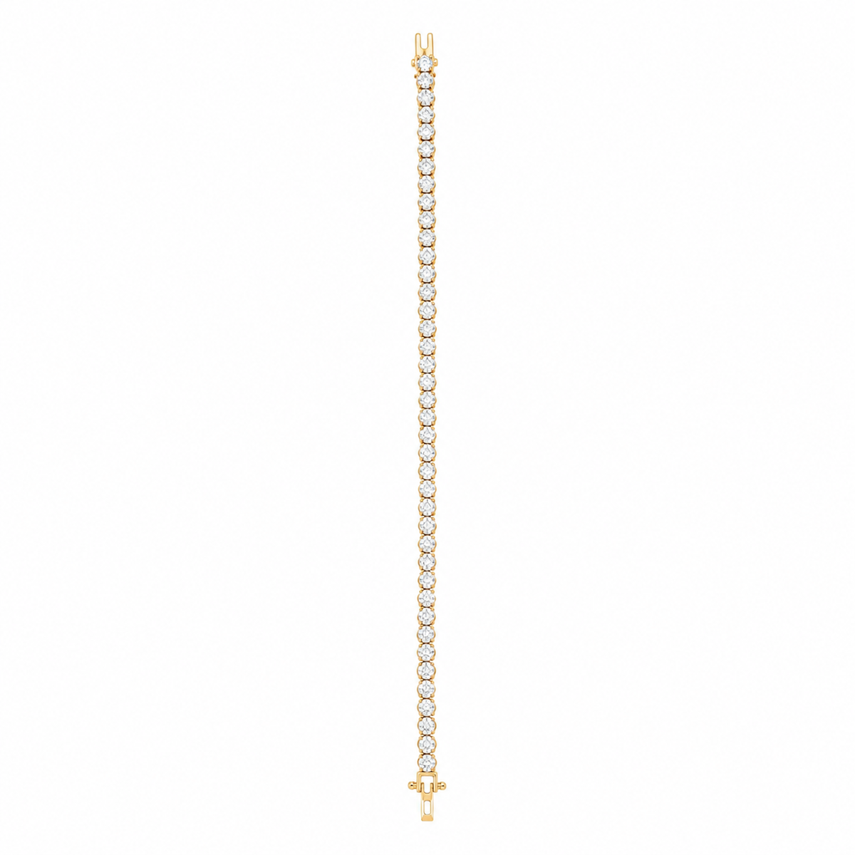 3 ct Lab Grown Tennis Bracelet Round Setting