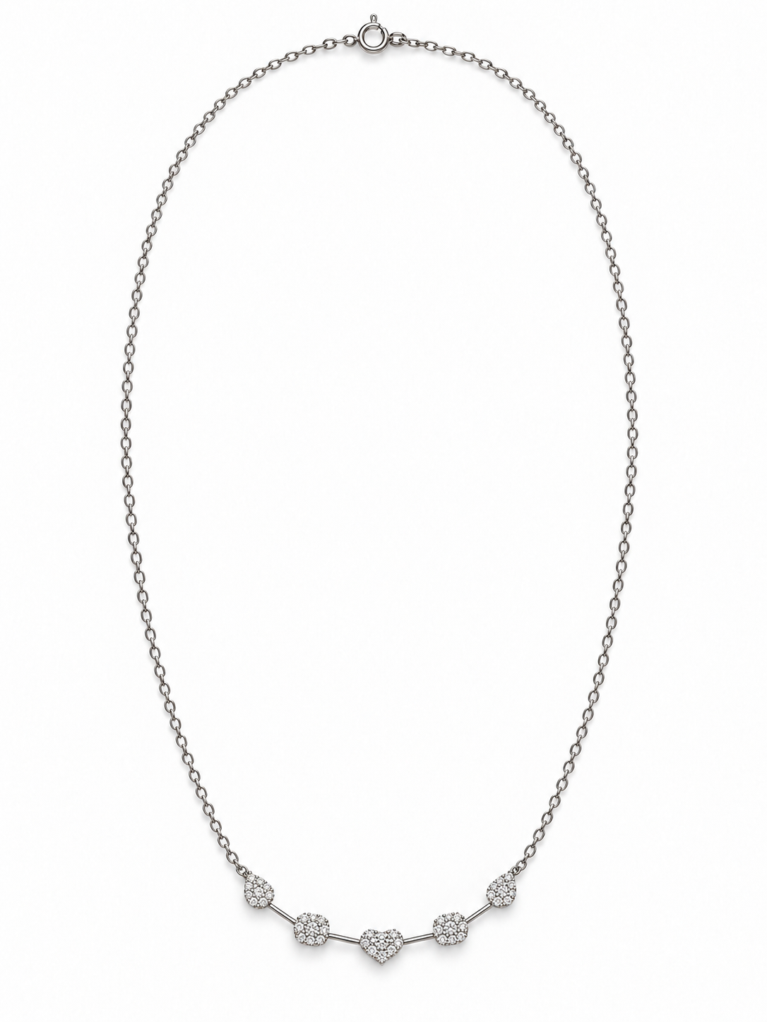 Collar Multishape de Clusters de Diamantes