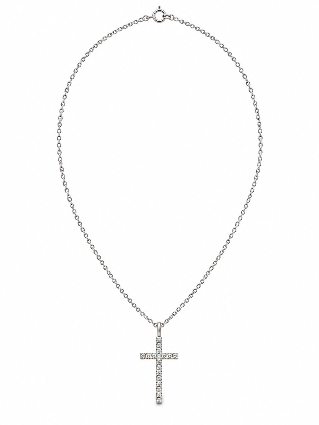 Collar Cruz de Diamantes