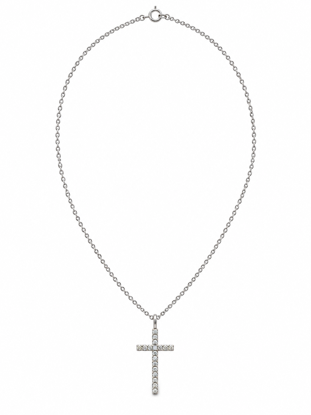 Collar Cruz de Diamantes