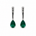 Ear jackets de esmeralda