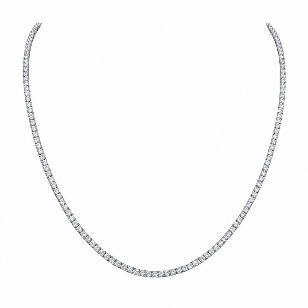 4 Carats Tennis Lab Grown Necklace