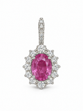 Dije / Enhancer Zafiro Rosa