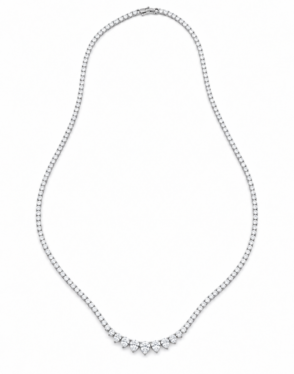 3 CT Tennis Riviera Necklace