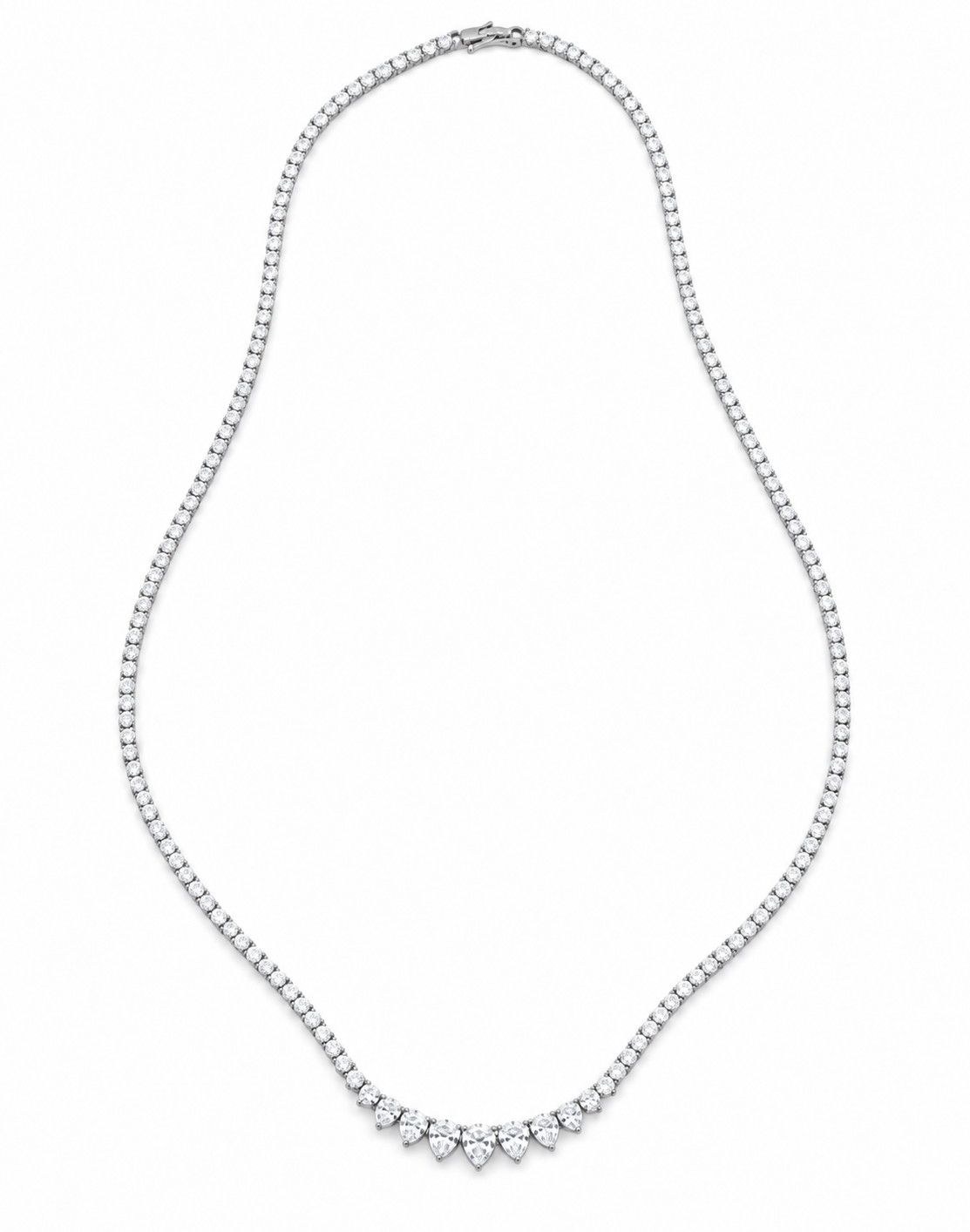 3 CT Tennis Riviera Necklace