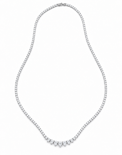 3 CT Tennis Riviera Necklace