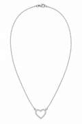 Collar de Corazon de Diamantes