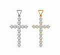 Dije Cruz de Diamantes