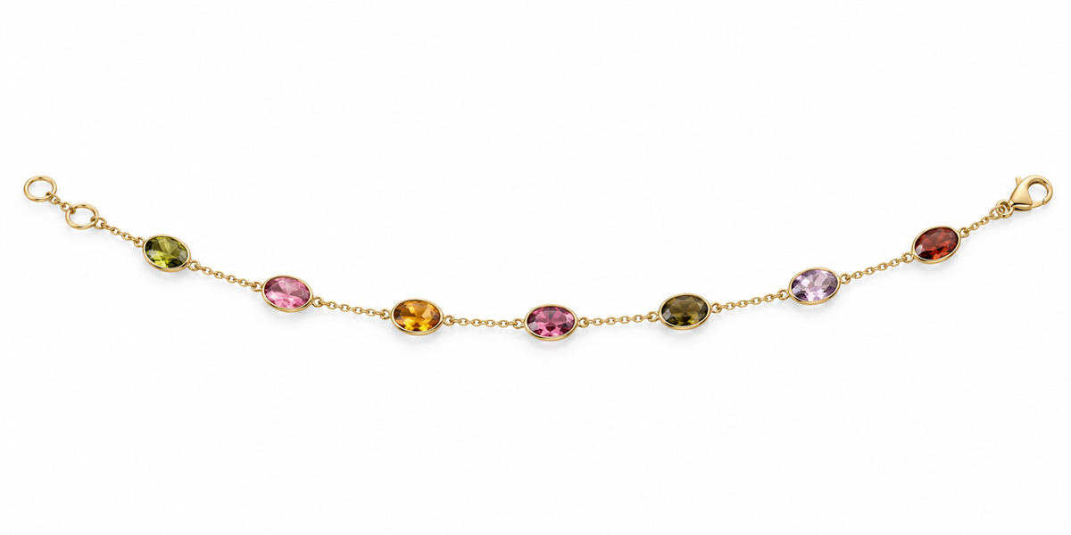 Pulsera Zafiros Multicolor