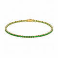 Pulsera Tennis Esmeralda