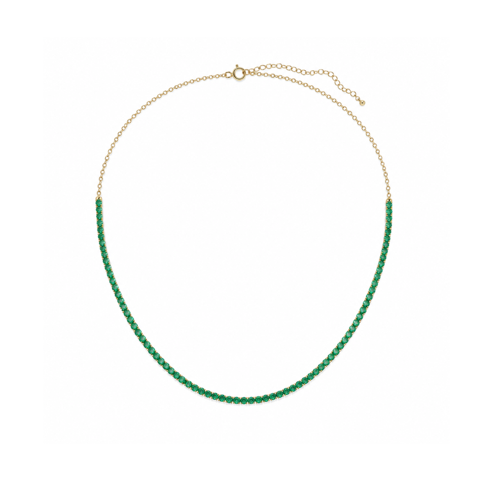 Tennis necklace Esmeralda