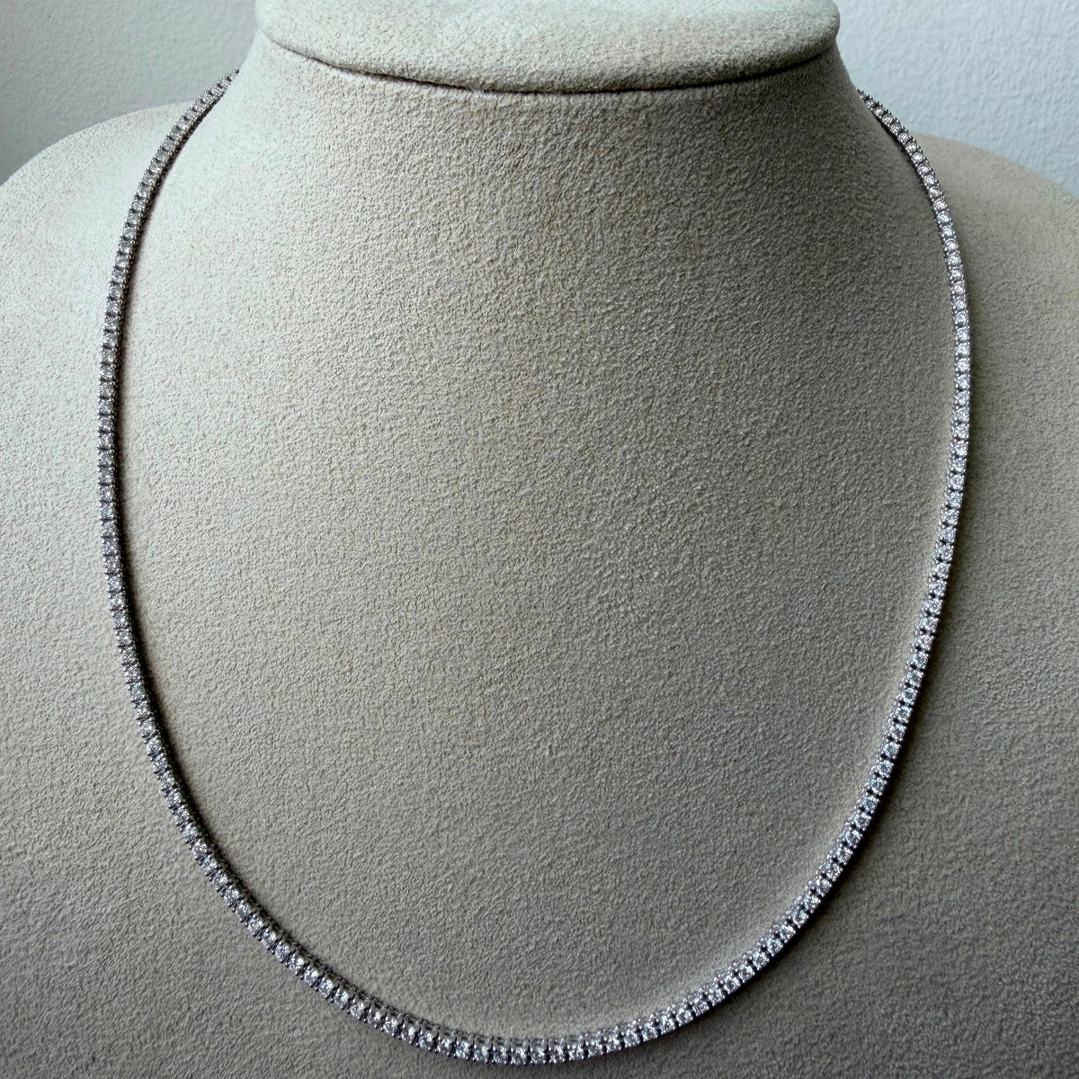 4 Carats Tennis Lab Grown Necklace