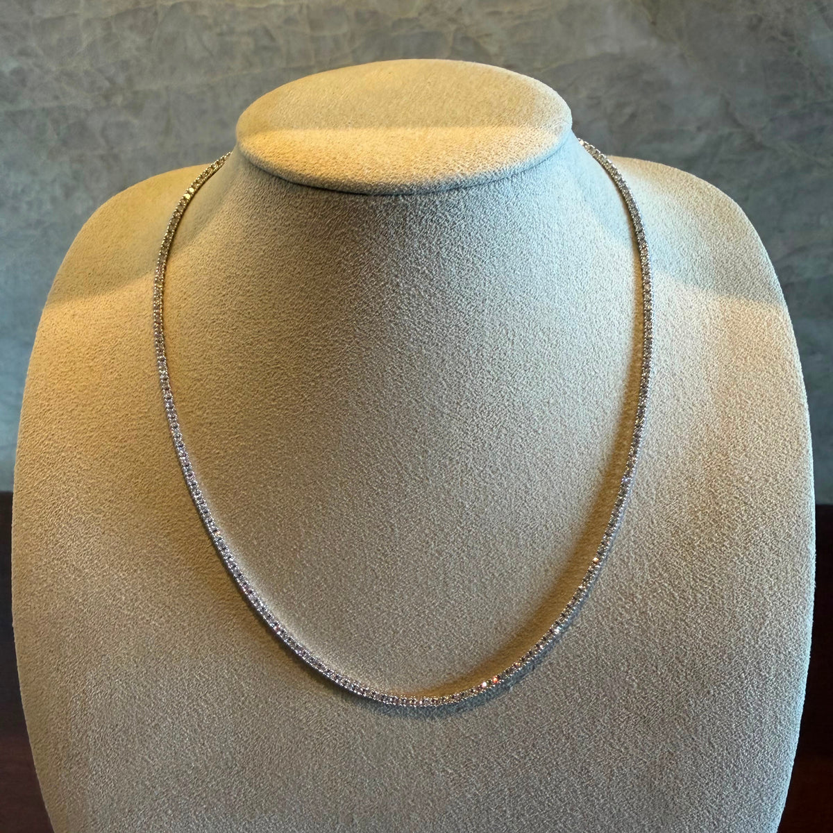 4 Carats Tennis Lab Grown Necklace