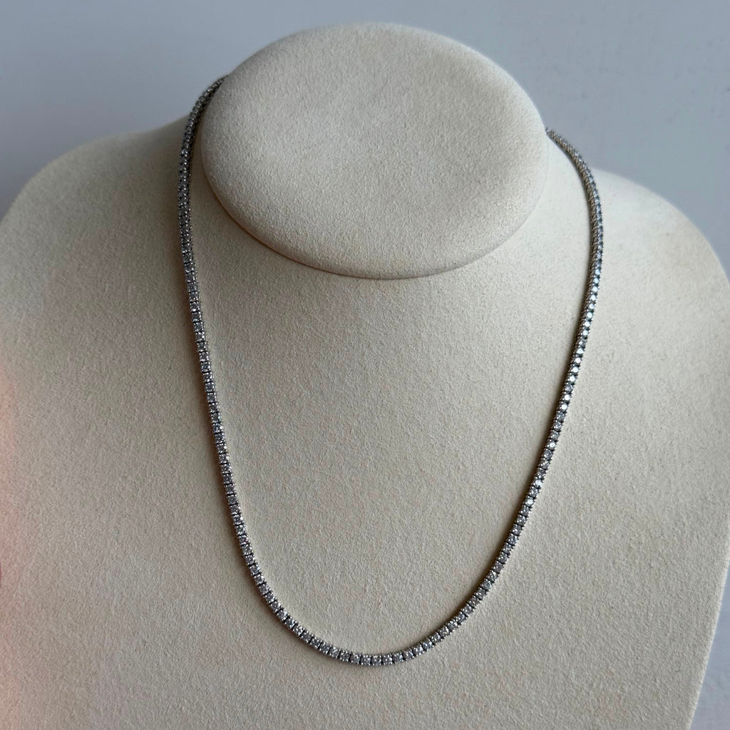 6 Carats Tennis Necklace