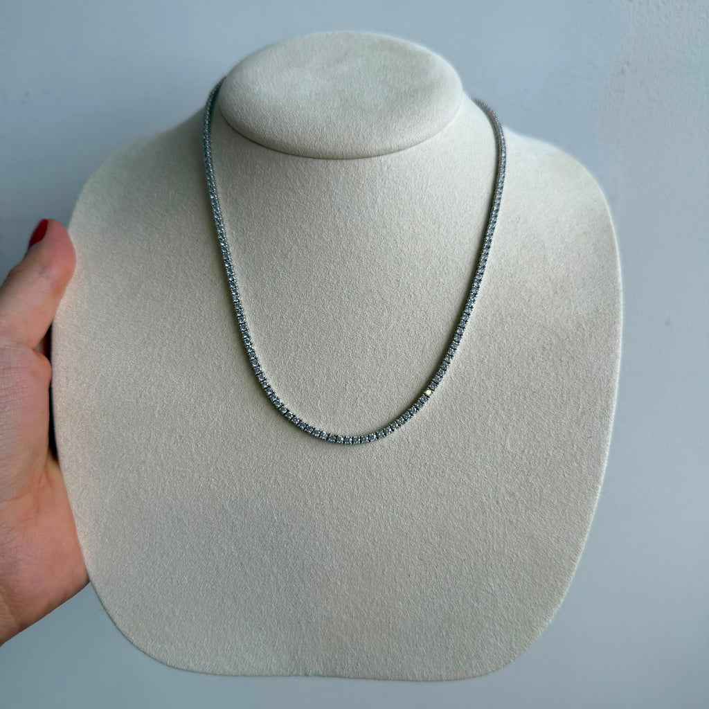 6 Carats Tennis Necklace