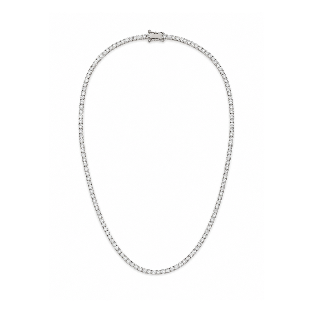 6 Carats Tennis Necklace